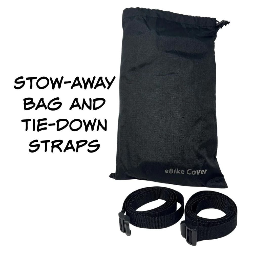 Bikase 300D Ripstop Nylon w/ Water Resistant Coating E-Bike Cover