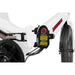Featuring an intelligent clamping mechanism, our bike folds effortlessly in just 4 steps. Once folded, it measures a compact 32x20x24 inches, weighing only 47 lbs. (21 kg).