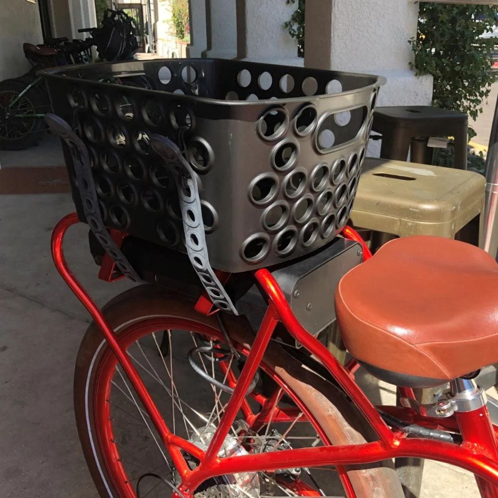 E-Bike Bicycle Basket, Dairyman Universal Rear Bicycle Basket